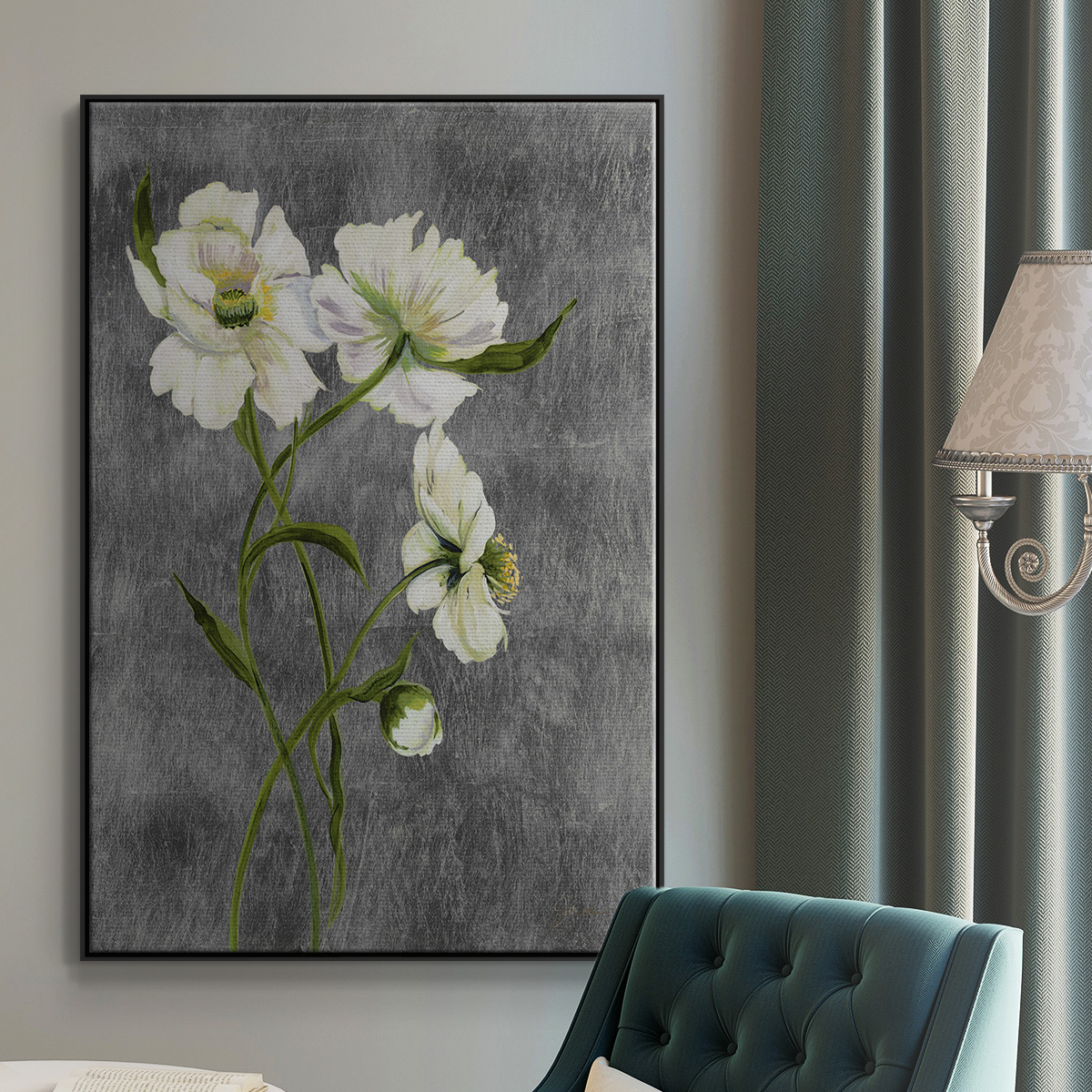 Walking on Sunshine I Framed Premium Gallery Wrapped Canvas - Ready to Hang - 17 x 25 - Black Floating Frame