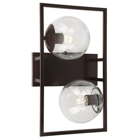 

Forte Lighting 2727-02 Charm 2 Light Wall Sconce - Bronze