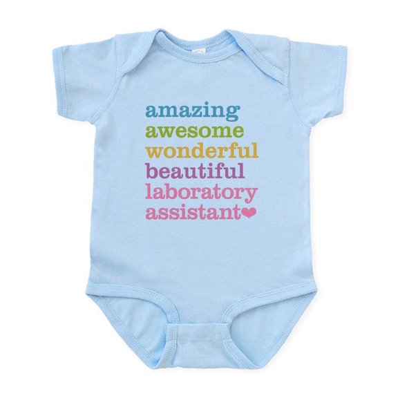 CafePress - Amazing Laboratory Assistant Body Suit - Baby Light Bodysuit, Size Newborn - 24 Months