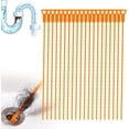 thumbnail image 1 of 2025 New Drain Snake Clog Remover 20 Inch Flexible Tool 20 Pack, 1 of 7