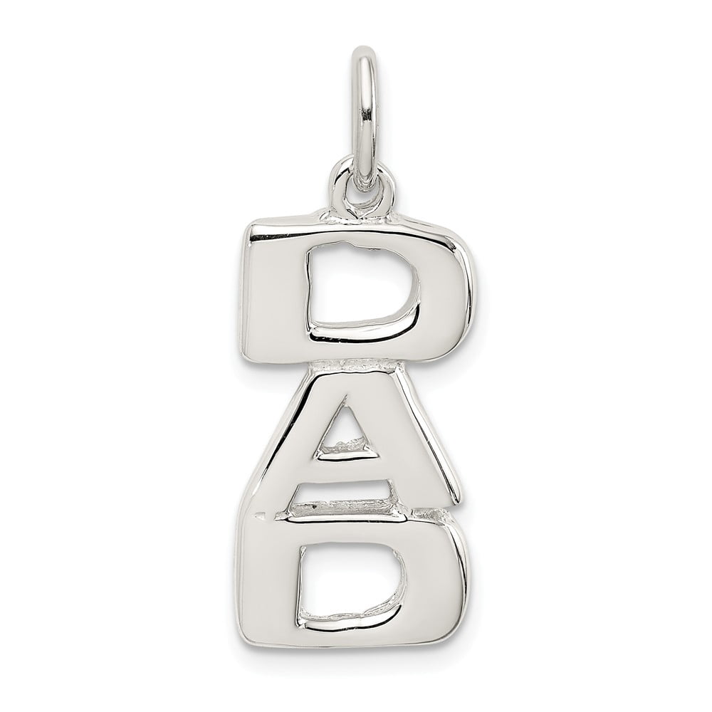 FB Jewels 925 Sterling Silver Dad Charm 