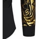 thumbnail image 5 of Camisa De Hombre De Manga Larga Con Estampado Dorado, 5 of 6