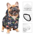 thumbnail image 3 of Haiem Garden Gnomes for Winter Dog Hoodie Sweatshirts with Pockets Warm Dog Clothes for Small Dogs Chihuahua-XX-Large, 3 of 7