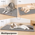 thumbnail image 4 of shuaien Cat Scratcher Mat 23.6"x15.7" Natural Sisal, Anti-Scratch Pad for Carpet & Sofa Protector, Horizontal Floor Scratching Rug with Sticky Tapes for Trimming Claws & Repairing Post, 4 of 8