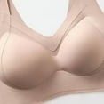 thumbnail image 5 of Women Wireless Bra Seamless Full Coverage Comfortable Everyday Bras Push Up Solid Color Bralette, 5 of 6