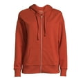 thumbnail image 4 of Time and Tru Women's Full Zip Fleece Jacket with Pockets, Sizes XS-XXXL, 4 of 6