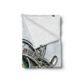 thumbnail image 2 of Eye Soft Flannel Fleece Throw Blanket, Mechanical Design of an Eye Complex Machinery with Engineering and Technology Theme, Cozy Plush for Indoor and Outdoor Use, 60" x 80", Multicolor, by Ambesonne, 2 of 5