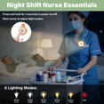 thumbnail image 3 of Clip de luz nocturna para enfermería Divava recargable, 6 niveles de brillo, 3 of 7
