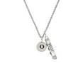 thumbnail image 2 of Delight Jewelry Silvertone Disc 1/2'' Initial - o - Silvertone Best Friends Forever Bar Charm Necklace, 23", 2 of 4