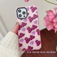 thumbnail image 1 of Translúcido Rosa Lindo Barbie Carta Ilustración CASETiFY Funda De Teléfono Compatible Para iPhone 14 13 12 11 Pro MAX X XS XR 6 7 8 Plus A Prueba De Golpes Cubierta Suave Protectora Completa, 1 of 4