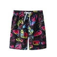 thumbnail image 3 of RMGVDSD Boys Swim Trunks Kids Swimming Shorts Fashion Print Hawaiian Casual Shorts Quick Dry Beach Pants Sport Shorts for 10-11 Years, 3 of 7