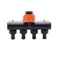 thumbnail image 4 of Outdoor Garden Four Way Water Diverter with Four Way Diverter Connector, 4 of 7