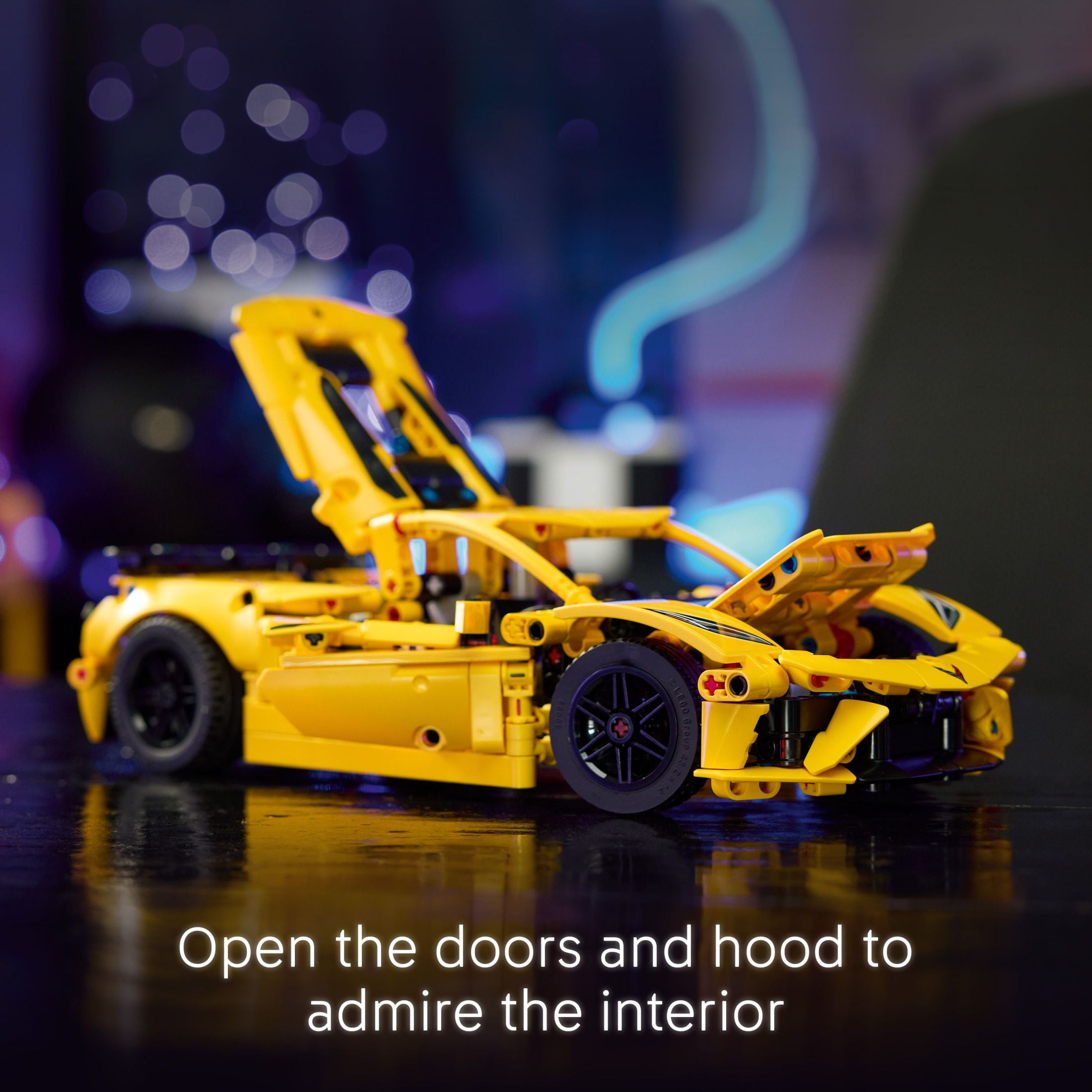 LEGO Technic Chevrolet Corvette Stingray Toy Car - Building Toy Set for Kids, Boys and Girls, Ages 9+ - Birthday Gift Idea - Model Car Kit for Display - 42205