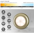 thumbnail image 4 of Rörelsesensorlampor inomhus, batteridriven LED-lampa för underskåp, skåp, garderob, trappor, klädkammare, kök, hall 3-pack, 4 of 5