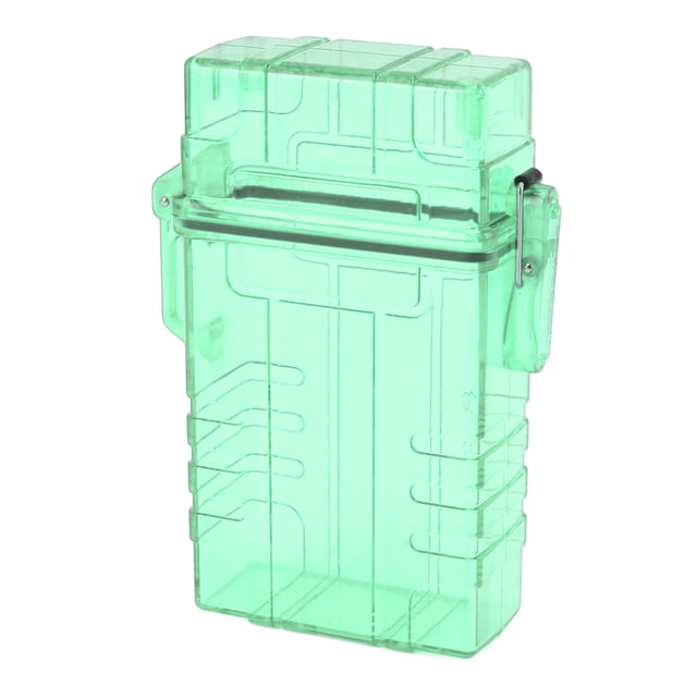 Case 20 Capacity Plastic Box Sealed Waterproof Container Organizer Case Stylish Leather Metal Box