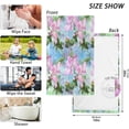 thumbnail image 3 of SKYSONIC Peony Flowers Watercolor Ultra Soft 2 PCS Towel Set, Highly Absorbent Hand Towels, 16"x28" Cotton Towels for Bathroom Hotel Gym Travel, Ideal for Daily Use, 3 of 7