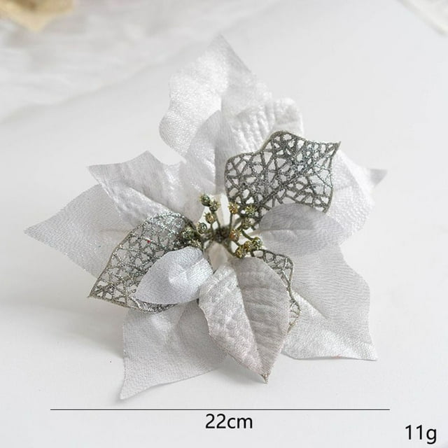 8.8inch Christmas Flower Christmas Wreaths Christmas Tree Party Decoration
