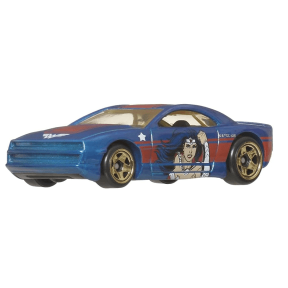 Hot Wheels Batman Muscle Tone Collector Car Wonder Woman 8/20