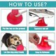 thumbnail image 3 of Juguete rojo para mascotas, pelota de goma con ventosa, cuerda para masticar, pelota interactiva, cuerda de entrenamiento para cachorros para limpiar los dientes., 3 of 5