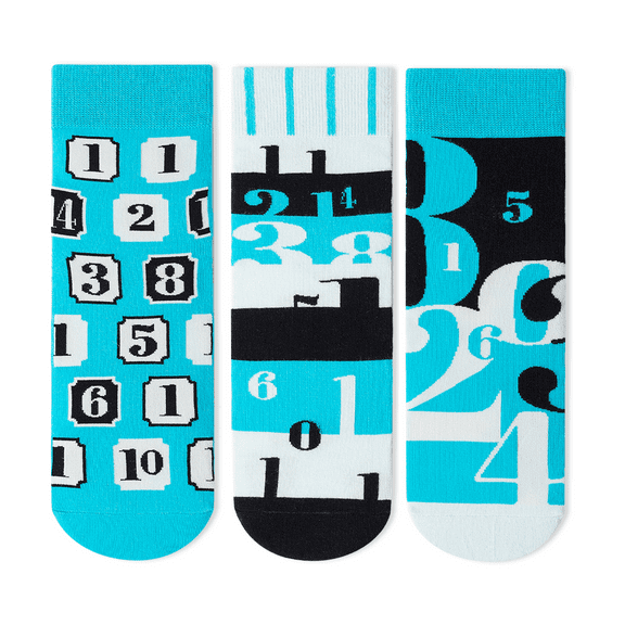 Cute Patterned Crew Socks Seamless Girls Boys Cotton Funny Novelty Animal Flower Soft Socks Gifts 3 Pairs