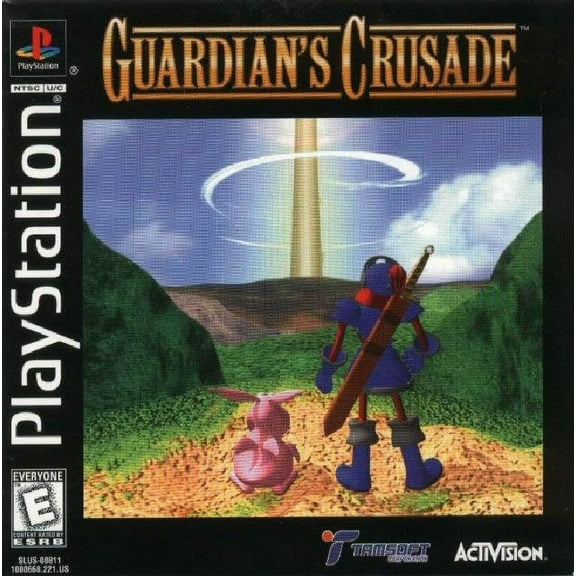 Restored Guardian's Crusade (Sony PlayStation 1, 1999) RPG Game (Refurbished)