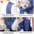 thumbnail image 5 of Large Bearing Capacity(within 10kg) Pet Carrier Bag,adjustable Comfortable Pet Backpack (blue), 5 of 5