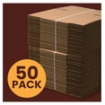 10x8x3 Inch Flat Shipping Boxes 50 Pack Corrugated Mailing Boxes for ...