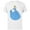 White, variant on Disney Princess Cinderella in Ballgown Classic T-Shirt - Short Sleeve Cotton T-Shirt for Adults - Customized-White