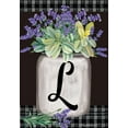 thumbnail image 3 of Briarwood Lane Farmhouse Monogram Letter L Garden Flag, 3 of 4