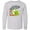AC-Heather Grey, variant on Inktastic Out of this World- cute green alien UFO Long Sleeve Youth T-Shirt