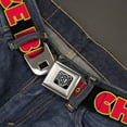 thumbnail image 2 of Buckle-Down Belt, Seatbelt Buckle Belt, No Chance Bro Black Yellow Red, Youth 22 to 32 Inches, 2 of 9