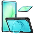 thumbnail image 2 of XYX Case for Samsung Galaxy Tab A11+ Plus 11 Inch 2025/A9+ Plus 2023 with Rotating Stand, Shoulder Strap, 2in1 Shockproof Cover, Sky Blue, 2 of 7