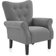 thumbnail image 6 of BELLEZE Accent Chair Armchair for Living Room - Allston (Gray), 6 of 7