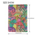 thumbnail image 3 of Pofeuu Colorful Dinosaur Print Travel Document Organizer Passport Holder Men Women for Family (6.5 in x 4.5 in),Wallet Holder Credit Card Clutch Bag Case, 3 of 5