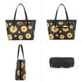 thumbnail image 6 of Montana West Women's Wrangler Tote Bag - Sunflower Floral Purse, Western Style Shoulder Bag, Ideal Memory-Keeper, Black, 6 of 7