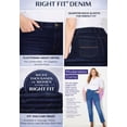 thumbnail image 2 of Catherines Women's Plus Size Petite Right Fit Moderately Curvy Jean, 2 of 6