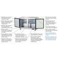 thumbnail image 3 of Arctic Air AUC48F 48" Undercounter Freezer - 12 cu. ft., 3 of 4