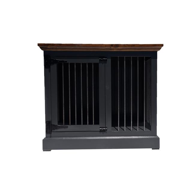 Eagle Furniture K9MS352544ORCC Cozy K9 Medium Single Dog Crate Credenza, Iron Ore Concord