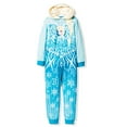 thumbnail image 1 of Disney Frozen Little Girls' Blanket Sleeper Pajama Set, Blue, 1 of 1