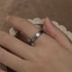 thumbnail image 3 of Qarigey Anillo de moda de plata para mujer, elegante y exquisito, cualquier ocasión, anillos para hombres, anillos de pareja, anillo de mujer Ropa, zapatos y accesorios Miscelánea hombres siete, 3 of 6