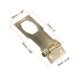 thumbnail image 4 of Cerraduras de hasp con llave Uxcell con tornillos para puerta, todas con la misma llave, bronce, 3 pulgadas, 4 of 6
