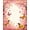 Pink, Pattern 4, variant on ODIKA 4'x6' Machine Washable Non-Slip Area Rug, Whimsical Pink Floral Design for Playful High Traffic Rug, Yellow, 88881