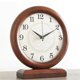 thumbnail image 3 of Reloj de mesa de madera de granja for sala de estar, reloj de cuarzo silencioso for decoración de sala de estar, dormitorio, mesita de noche, 3 of 6