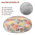 thumbnail image 3 of Majestic Pet | Blooms Round Pet Bed For Dogs, Removable Cover, Citrus, Small, 3 of 6