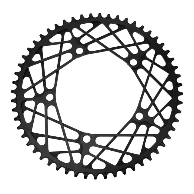 Pignon de Vélo à Disque Unique, Protection 56T Résistant à l'Usure Plateau de Vélo de Haute Résistance pour Remplacement Noir, Rouge, Jaune