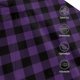 thumbnail image 3 of Fotbe Purple Black Plaid Gorro Clásico de Béisbol, Gorra Ajustable con Broche Snapback, Gorro de Exterior de Algodón Suave, 3 of 6