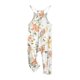 thumbnail image 5 of Odeerbi 5-14 Años Niñas Traje de Verano Floral Impresión Camisola Romper Primavera Respirable Comfortable Overalls Correa Bib Pantalones En General Traje de Juego, 5 of 8