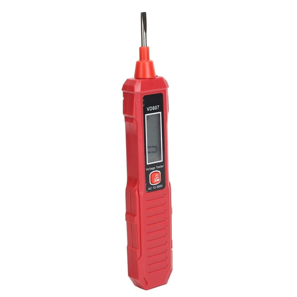 Probador De Voltaje Sin Contacto, Detector De Voltios De Pluma Sensible, Alarma De Luz Sonora, Pantalla Digital Para Seguridad