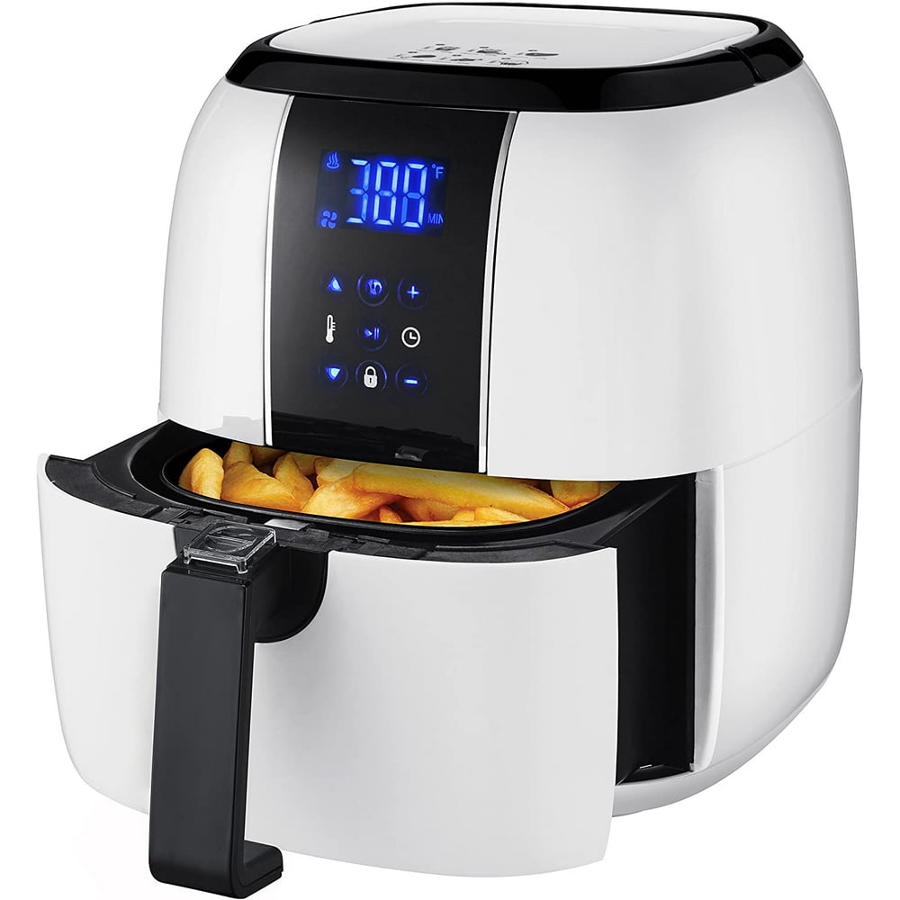 Ovente Electric Air Fryer 3.2Quart for Grilling Roasting with Digital