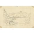 thumbnail image 2 of Sir John Frederick William Herschel 18x13 Gold Ornate Wood Frame and Double Matted Museum Art Print Titled - Valley of Fassa from Opposite Gries (1834), 2 of 4